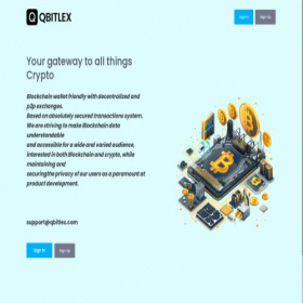 Скриншот главной страницы сайта qbitlex.com