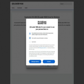 Скриншот главной страницы сайта qdloader9008.com