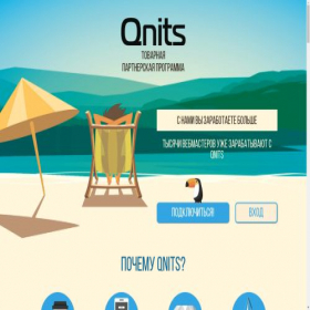 Скриншот главной страницы сайта qnits.ru