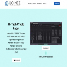 Скриншот главной страницы сайта qoinez.online