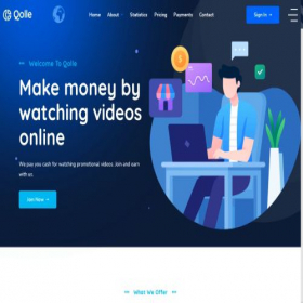 Скриншот главной страницы сайта qolle.biz