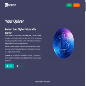 Скриншот главной страницы сайта qolver.com