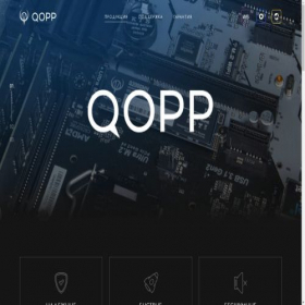 Скриншот главной страницы сайта qopp.ru