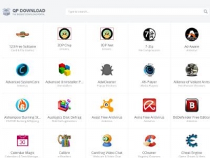 Скриншот главной страницы сайта qpdownload.com