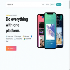 Скриншот главной страницы сайта qrbiolink.com