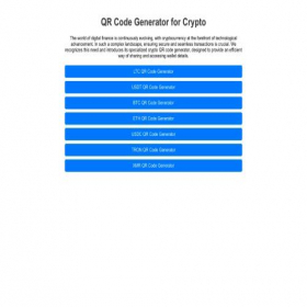 Скриншот главной страницы сайта qrcode-generator.to