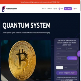 Скриншот главной страницы сайта quantum-systemapp.com