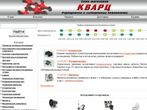 Скриншот главной страницы сайта quartz1.ru