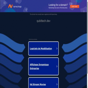 Скриншот главной страницы сайта qubittech.dev