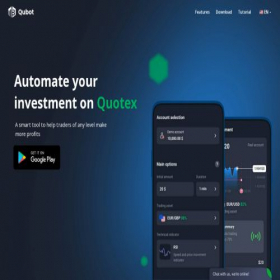 Скриншот главной страницы сайта qubot.co