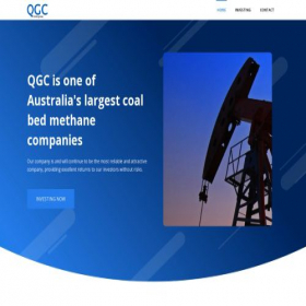 Скриншот главной страницы сайта queenslandgascompany.com