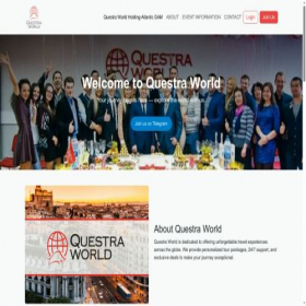 Скриншот главной страницы сайта questraworld.pro