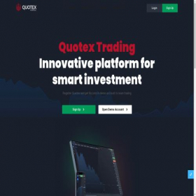 Скриншот главной страницы сайта quotex-market.trade