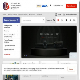 Скриншот главной страницы сайта r-econom.ru