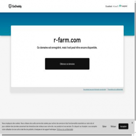 Скриншот главной страницы сайта r-farm.com