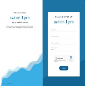Скриншот главной страницы сайта r1.avalon-1.pro