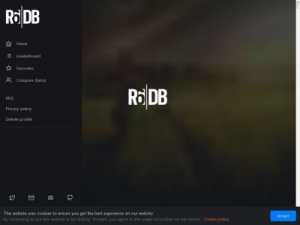 Скриншот главной страницы сайта r6db.com