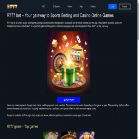Скриншот главной страницы сайта r777bet-top.com