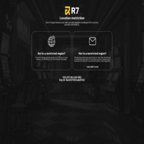 Скриншот главной страницы сайта r7casino497.com