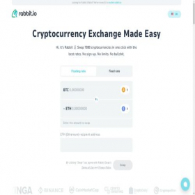 Скриншот главной страницы сайта rabbit.io