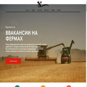 Скриншот главной страницы сайта rabota-expert.agency