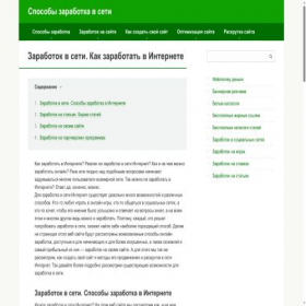 Скриншот главной страницы сайта rabota-v-ceti.ru