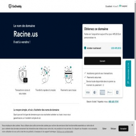 Скриншот главной страницы сайта racine.us