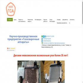 Скриншот главной страницы сайта radiatora.net