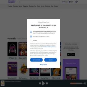 Скриншот главной страницы сайта radio-rating.ru