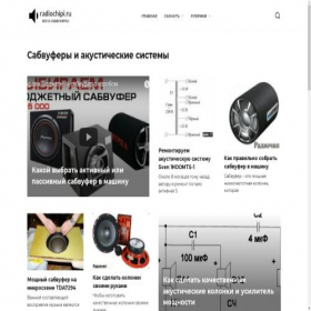 Скриншот главной страницы сайта radiochipi.ru