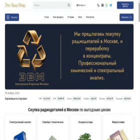 Скриншот главной страницы сайта radiolom99.ru