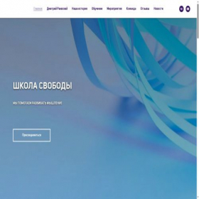 Скриншот главной страницы сайта raevskyschool.ru
