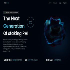 Скриншот главной страницы сайта raistaked.com