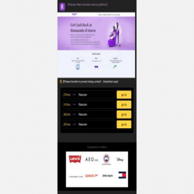 Скриншот главной страницы сайта rakutinlion.app