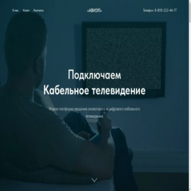 Скриншот главной страницы сайта ramtvaviel.tilda.ws