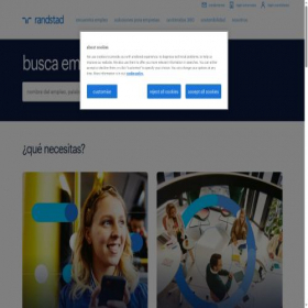 Скриншот главной страницы сайта randstad.es