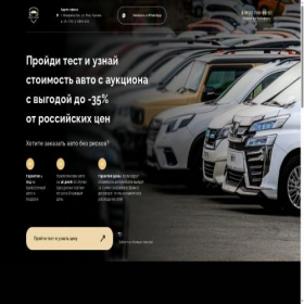 Скриншот главной страницы сайта raschet.runcar-vl.ru