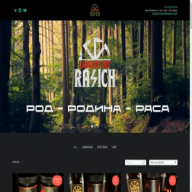 Скриншот главной страницы сайта rasichlaboratory.com