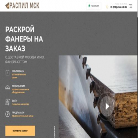 Скриншот главной страницы сайта raspilmsc.ru
