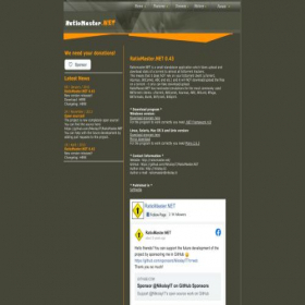Скриншот главной страницы сайта ratiomaster.net