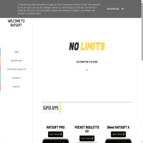 Скриншот главной страницы сайта ratsoft.ltd