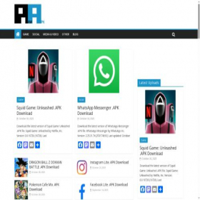 Скриншот главной страницы сайта rawapk.com