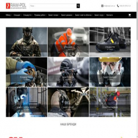 Скриншот главной страницы сайта rawpol.com.ua