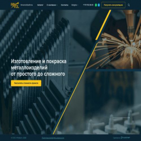 Скриншот главной страницы сайта rayvol.ru