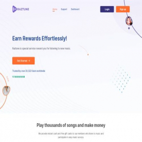 Скриншот главной страницы сайта raztune.com