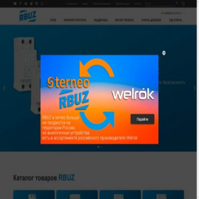 Скриншот главной страницы сайта rbuz.com.ru