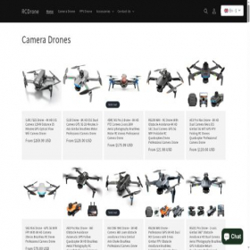 Скриншот главной страницы сайта rcdrone.top
