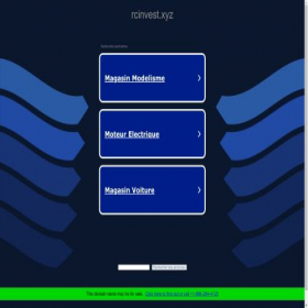 Скриншот главной страницы сайта rcinvest.xyz