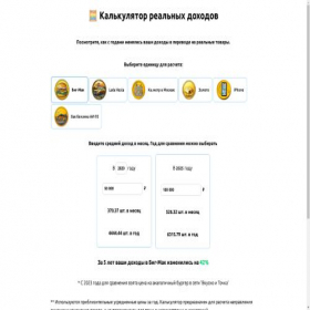 Скриншот главной страницы сайта real-income.ru