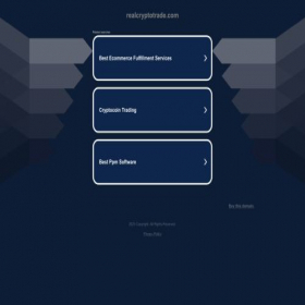 Скриншот главной страницы сайта realcryptotrade.com